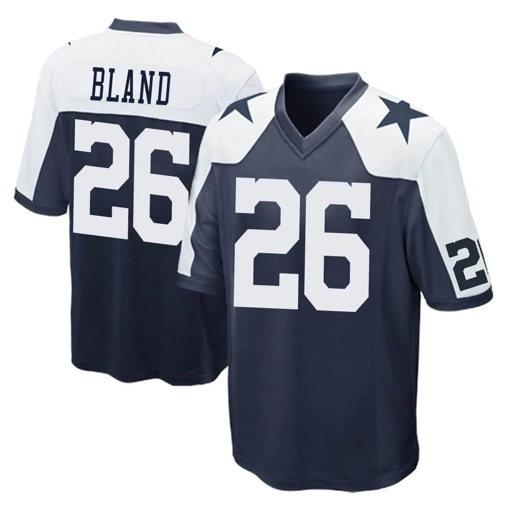 Choea D.Cowboys #26 DaRon Bland Player Navy-White Alternate Home Game Stitched Jerseys