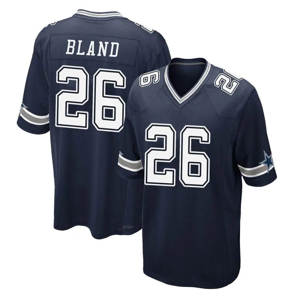 Choea D.Cowboys #26 DaRon Bland Player Navy Home Game Stitched Jerseys