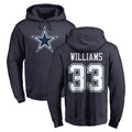 Choea D.Cowboys #33 Javonte Williams Player Navy Pullover Hoodies Limited Stitched Jerseys