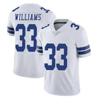 Choea D.Cowboys #33 Javonte Williams Player White Vapor Untouchable Limited Home Game Stitched Jerseys