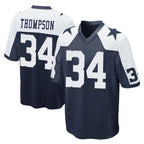Choea D.Cowboys #34 Jalen Thompson Player Navy-White Alternate Home Game Stitched Jerseys