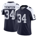 Choea D.Cowboys #34 Jalen Thompson Player Navy-White Limited Alternate Vapor F.U.S.E. Home Game Stitched Jerseys