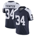 Choea D.Cowboys #34 Jalen Thompson Player Navy-White Limited Alternate Vapor Untouchable Home Game Stitched Jerseys