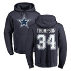 Choea D.Cowboys #34 Jalen Thompson Player Navy Pullover Hoodies Limited Stitched Jerseys