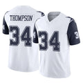 Choea D.Cowboys #34 Jalen Thompson Player White-Navy Limited Vapor F.U.S.E. Home Game Stitched Jerseys