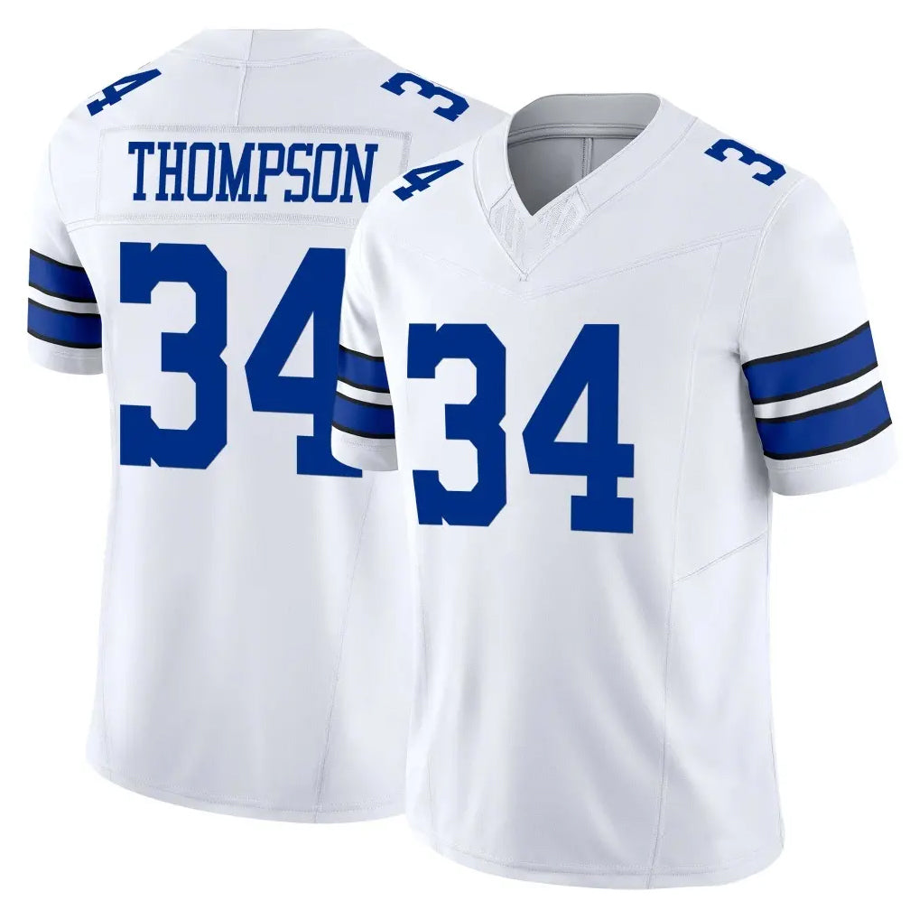Choea D.Cowboys #34 Jalen Thompson Player White Limited Vapor F.U.S.E. Home Game Stitched Jerseys