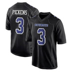 Choea D.Cowboys #3 George Pickens Player Carbon Black Fashion Home Game Stitched Jerseys