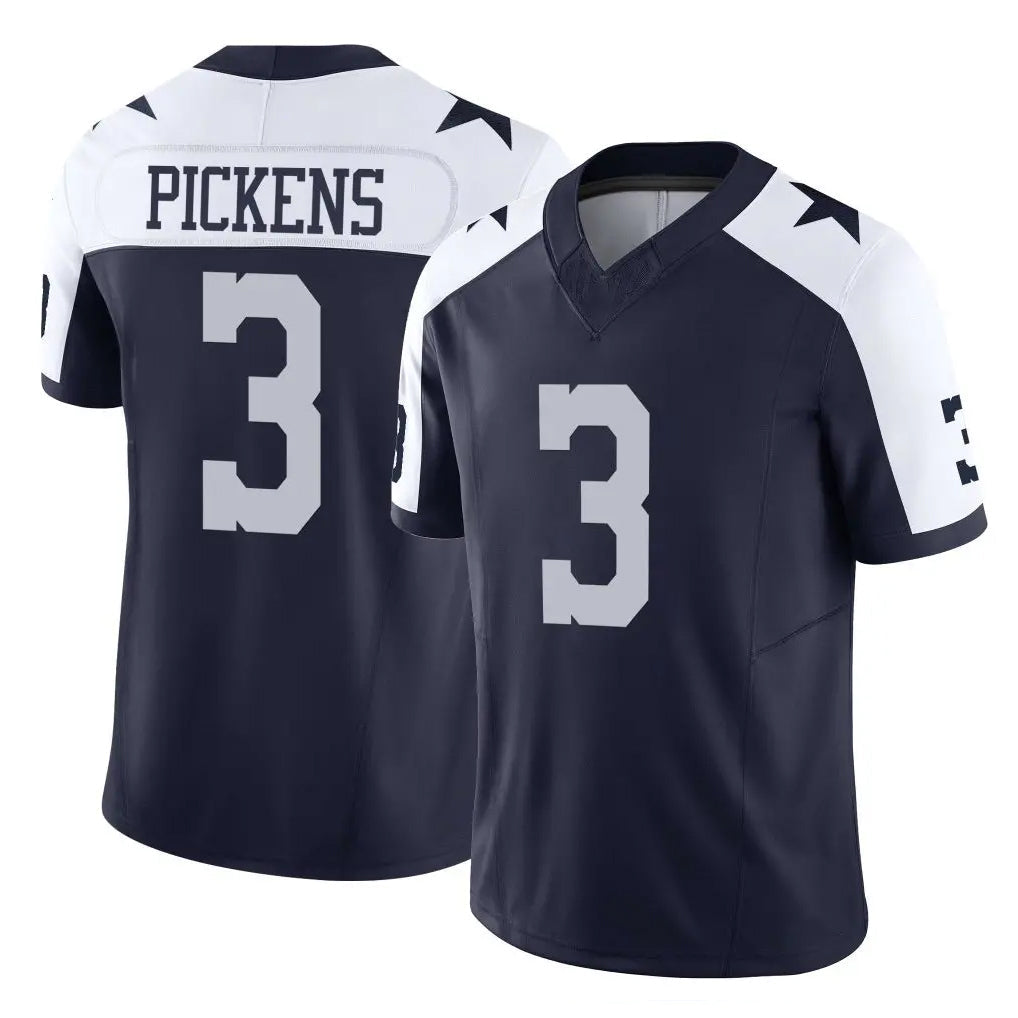 Choea D.Cowboys #3 George Pickens Player Navy-White Limited Alternate Vapor F.U.S.E. Home Game Stitched Jerseys