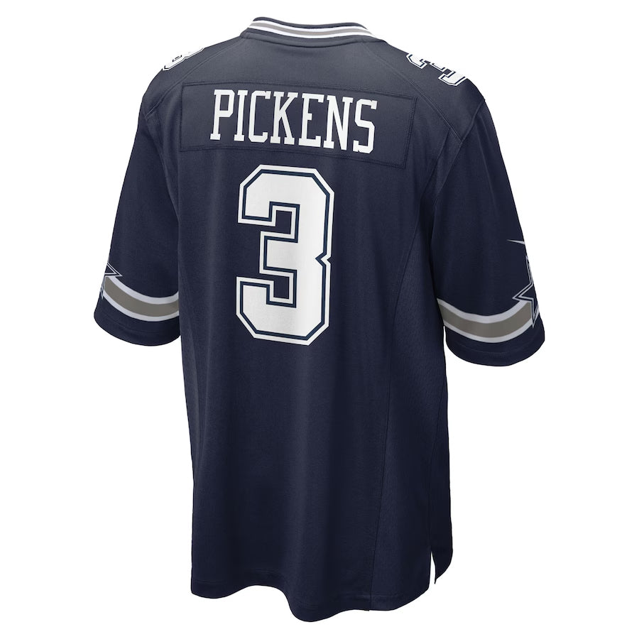 Choea D.Cowboys #3 George Pickens Player Navy Home Game Stitched Jerseys