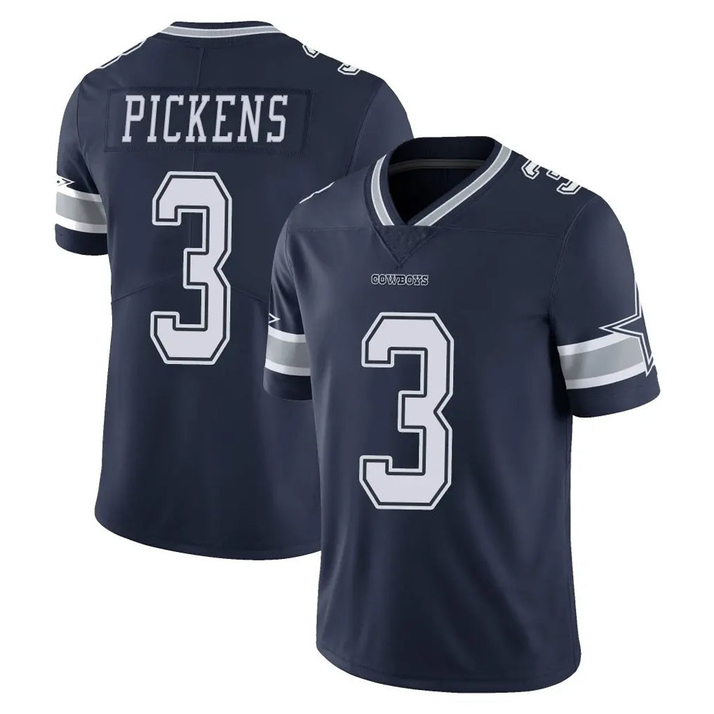 Choea D.Cowboys #3 George Pickens Player Navy Vapor Untouchable Limited Home Game Stitched Jerseys