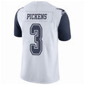 Choea D.Cowboys #3 George Pickens Player White Throwback Stitched Jerseys