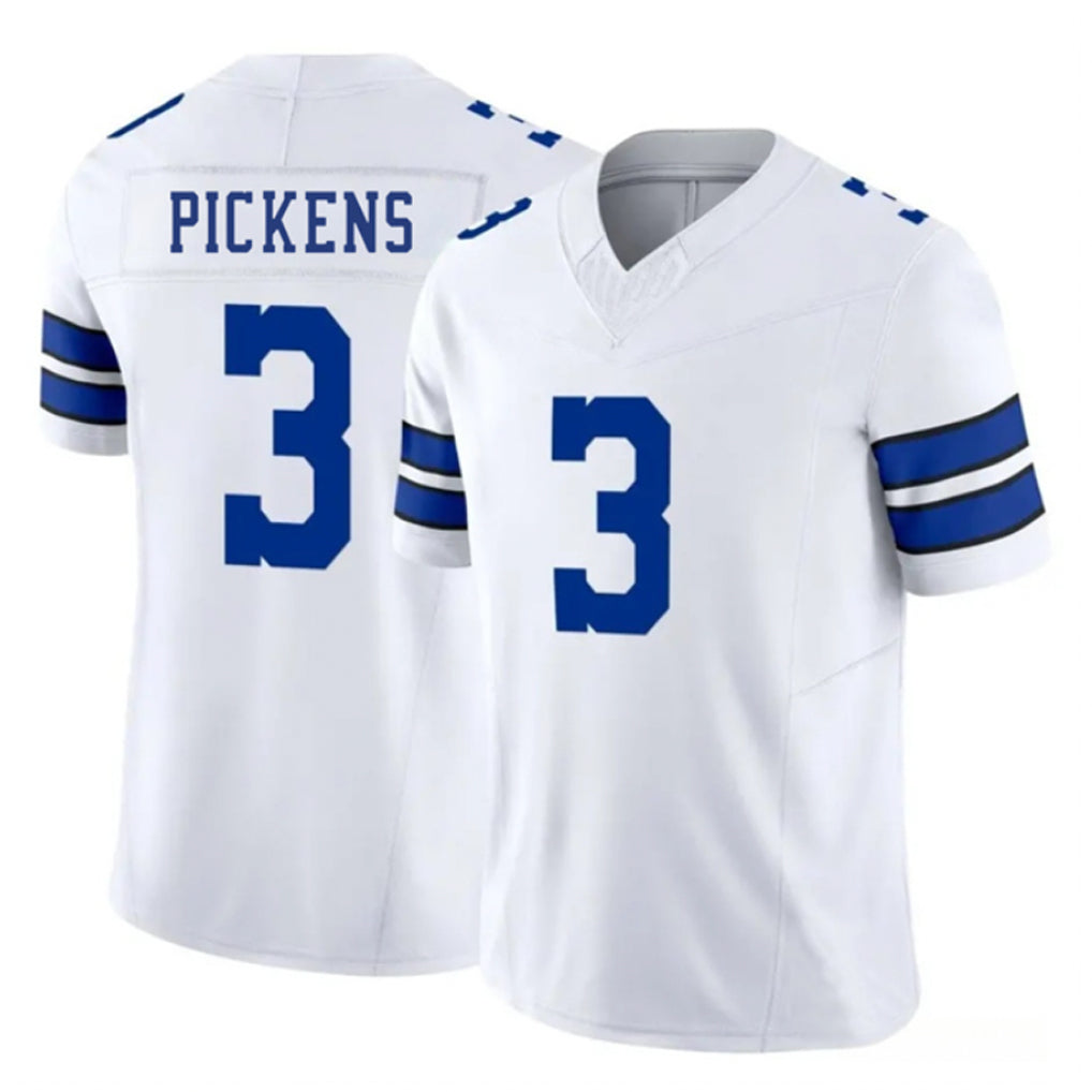 Choea D.Cowboys #3 George Pickens Player White Vapor F.U.S.E. Limited Stitched Jerseys