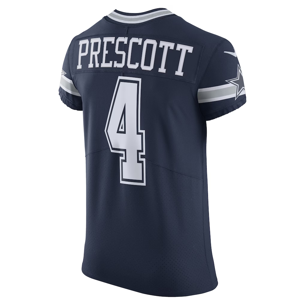 Choea D.Cowboys #4 Dak Prescott Navy Vapor Elite Player Team Stitched Jerseys