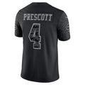 Choea D.Cowboys #4 Dak Prescott Player Black RFLCTV Limited Stitched Jerseys