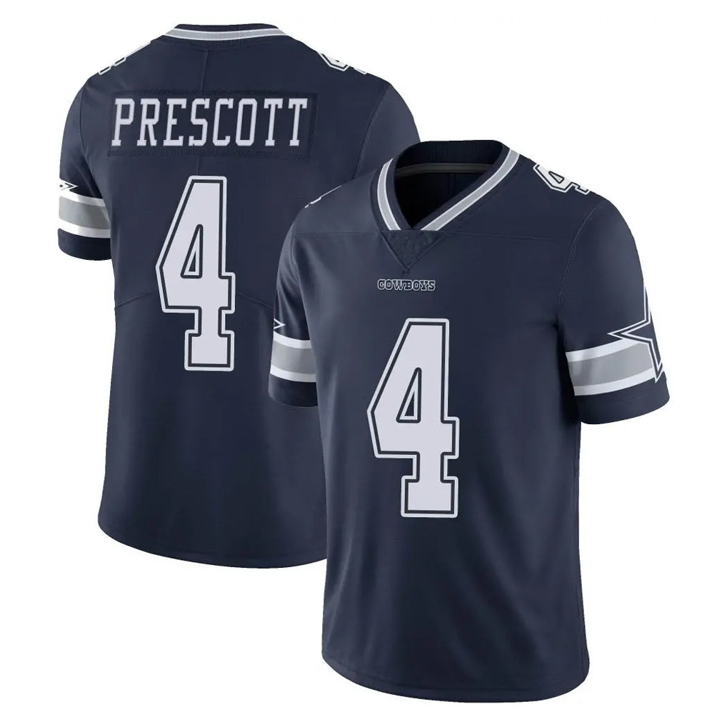 Choea D.Cowboys #4 Dak Prescott Player Navy Vapor Untouchable Limited Home Game Stitched Jerseys