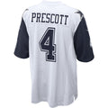 Choea D.Cowboys #4 Dak Prescott Player White Alternate Game Stitched Jerseys