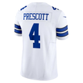 Choea D.Cowboys #4 Dak Prescott White Vapor F.U.S.E. Limited Stitched Jerseys