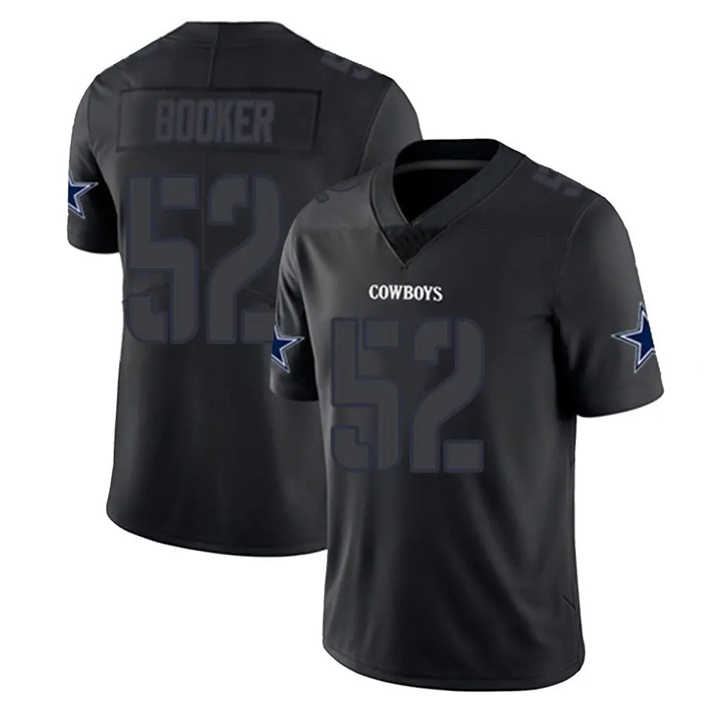 Choea D.Cowboys #52 Tyler Booker Player Black Impact Limited Home Game Stitched Jerseys