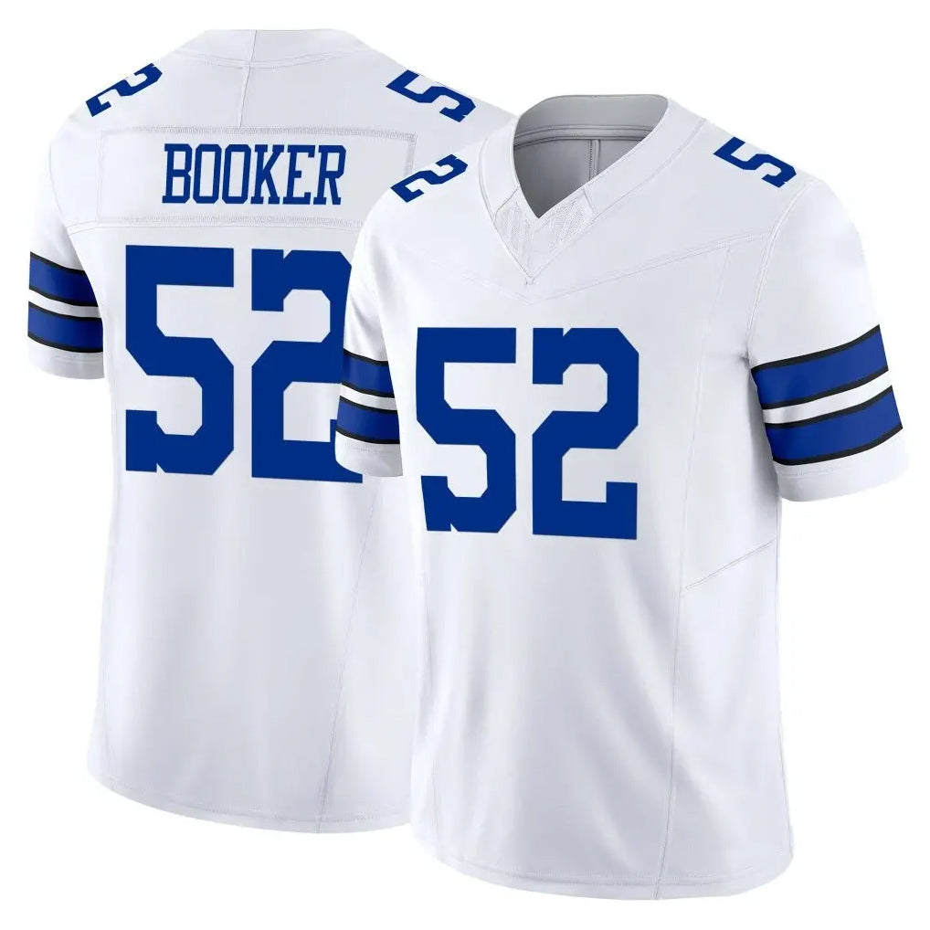 Choea D.Cowboys #52 Tyler Booker Player White Limited Vapor F.U.S.E. Home Game Stitched Jerseys