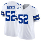 Choea D.Cowboys #52 Tyler Booker Player White Limited Vapor F.U.S.E. Home Game Stitched Jerseys