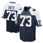 Choea D.Cowboys #73 Tyler Smith Player Navy-White Alternate Home Game Stitched Jerseys