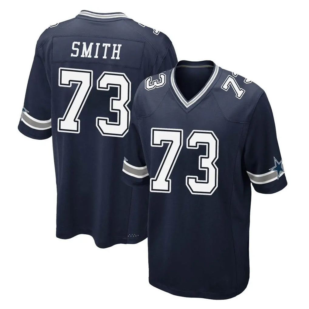 Choea D.Cowboys #73 Tyler Smith Player Navy Home Game Stitched Jerseys