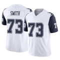 Choea D.Cowboys #73 Tyler Smith Player White-Navy Limited Vapor F.U.S.E. Home Game Stitched Jerseys