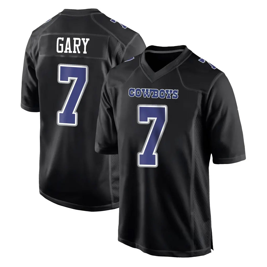 Choea D.Cowboys #7 Rashan Gary Player Carbon Black Fashion Home Game Stitched Jerseys