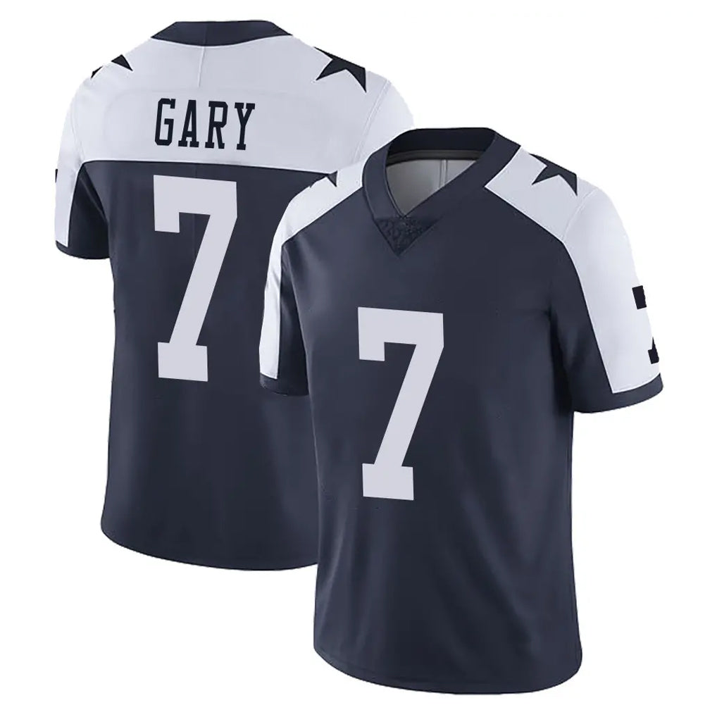 Choea D.Cowboys #7 Rashan Gary Player Navy-White Limited Alternate Vapor Untouchable Home Game Stitched Jerseys