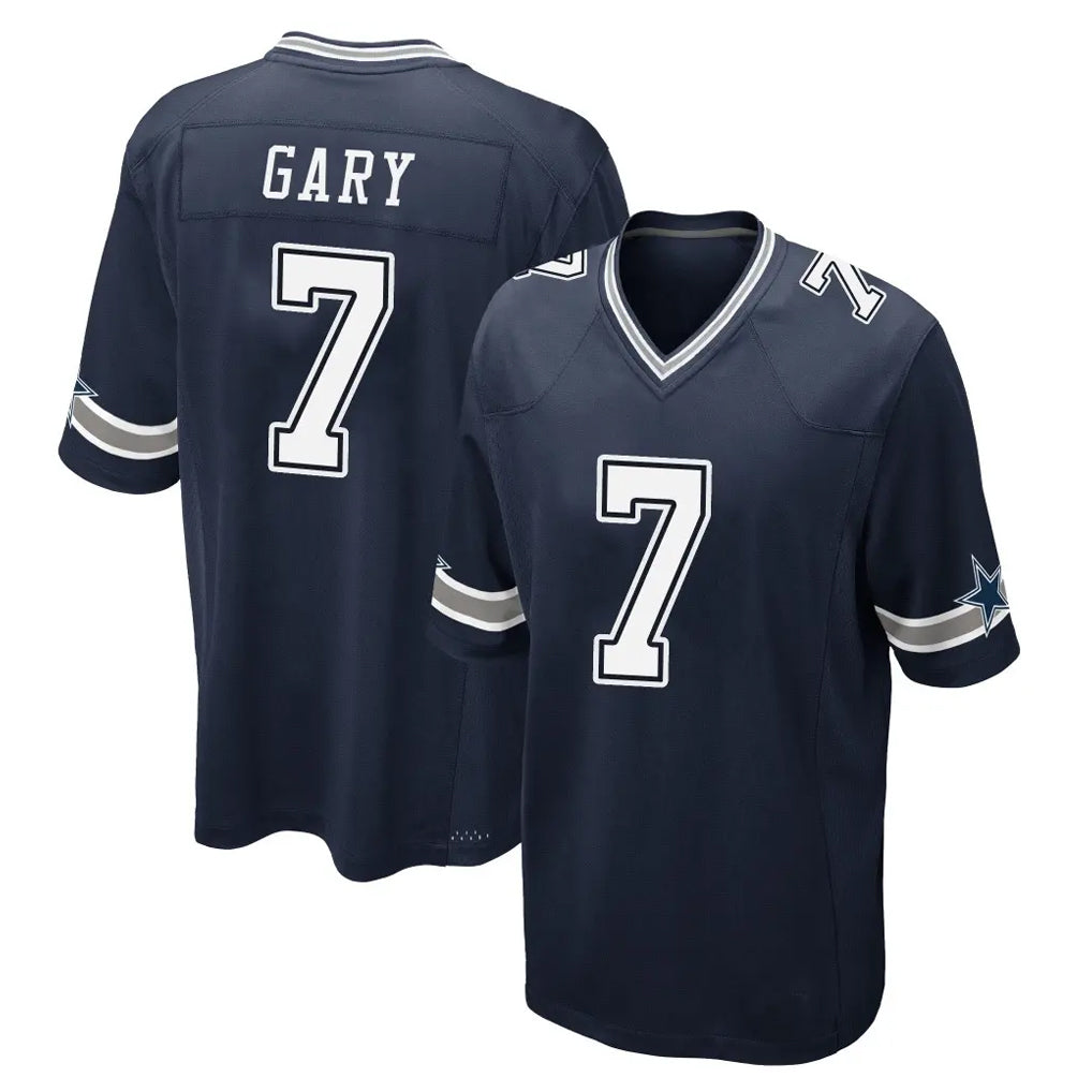 Choea D.Cowboys #7 Rashan Gary Player Navy Home Game Stitched Jerseys
