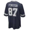 Choea D.Cowboys #87 Jake Ferguson Navy Game Jersey American Stitched Jersey