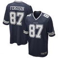 Choea D.Cowboys #87 Jake Ferguson Navy Game Jersey American Stitched  Jerseys