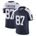 Choea D.Cowboys #87 Jake Ferguson Player Navy-White Limited Alternate Vapor Untouchable Home Game Stitched Jerseys