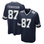 Choea D.Cowboys #87 Jake Ferguson Player Navy Home Game Stitched Jerseys