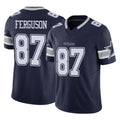 Choea D.Cowboys #87 Jake Ferguson Player Navy Limited Vapor F.U.S.E. Home Game Stitched Jerseys