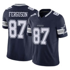Choea D.Cowboys #87 Jake Ferguson Player Navy Limited Vapor F.U.S.E. Home Game Stitched Jerseys