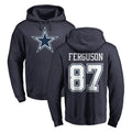 Choea D.Cowboys #87 Jake Ferguson Player Navy Pullover Hoodies Limited Stitched Jerseys