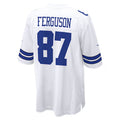 Choea D.Cowboys #87 Jake Ferguson Player White Home Game Stitched Jerseys