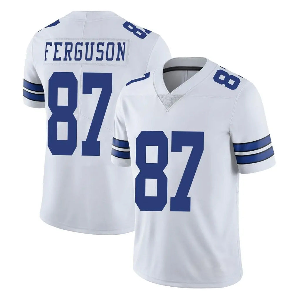 Choea D.Cowboys #87 Jake Ferguson Player White Vapor Untouchable Limited Home Game Stitched Jerseys