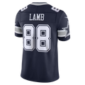 Choea D.Cowboys #88 CeeDee Lamb Navy Team Vapor F.U.S.E. Stitched Limited Stitched Jerseys