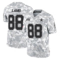 Choea D.Cowboys #88 CeeDee Lamb Player Arctic Camo Salute to Service Limited Home Game Stitched Jerseys