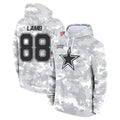 Choea D.Cowboys #88 CeeDee Lamb Player Salute to Service Hoodies Game Stitched Jerseys
