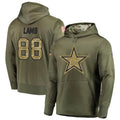 Choea D.Cowboys #88 CeeDee Lamb Player Salute to Service Pullover Hoodie Game Stitched Jerseys