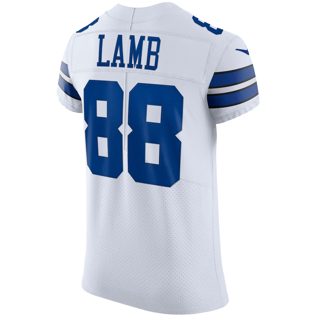 Choea D.Cowboys #88 CeeDee Lamb White Vapor Elite Jersey Stitched Jerseys