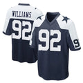 Choea D.Cowboys #92 Quinnen Williams Player Navy-White Alternate Home Game Stitched Jerseys