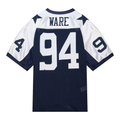 Choea D.Cowboys #94 DeMarcus Ware Mitchell & Ness Navy 2011 Authentic Throwback Retired Player Jersey Stitched Puhic