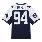 Choea D.Cowboys #94 DeMarcus Ware Mitchell & Ness Navy 2011 Authentic Throwback Retired Player Jersey Stitched Puhic