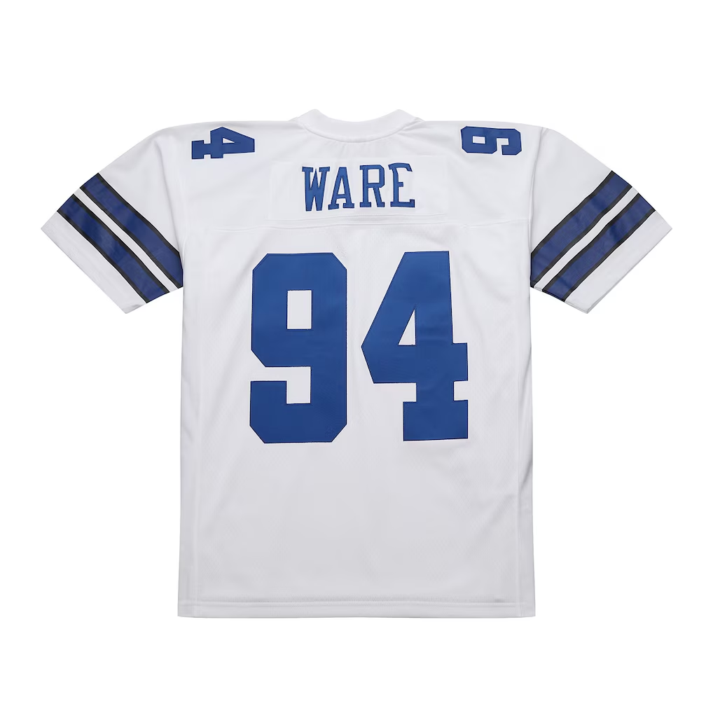 Choea D.Cowboys #94 DeMarcus Ware Mitchell & Ness White 2005 Legacy Replica Jersey  Stitched Puhic Game Jerseys