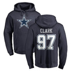 Choea D.Cowboys #97 Kenny Clark Player Navy Pullover Hoodies Limited Stitched Jerseys