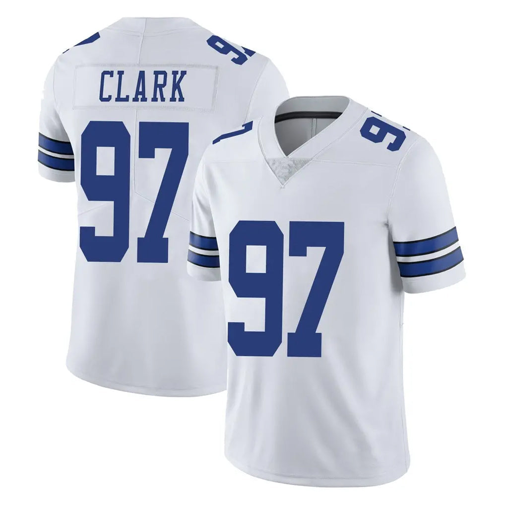 Choea D.Cowboys #97 Kenny Clark Player White Vapor Untouchable Limited Home Game Stitched Jerseys